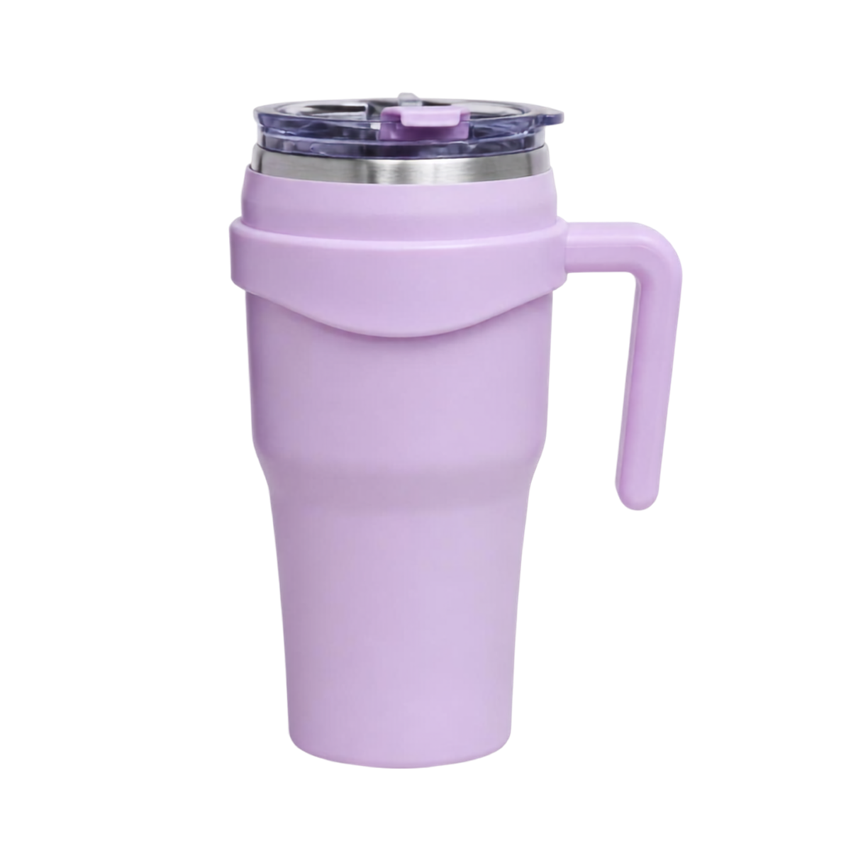 Signature SGYQ-1100C 1100ml Stainless Steel Travel Mug with Handle & Straw Lid, Vacuum Insulated