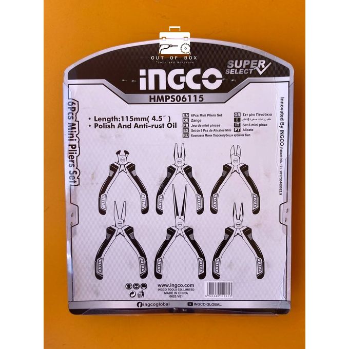 ingco Mini Pliers Set (6 Pcs)