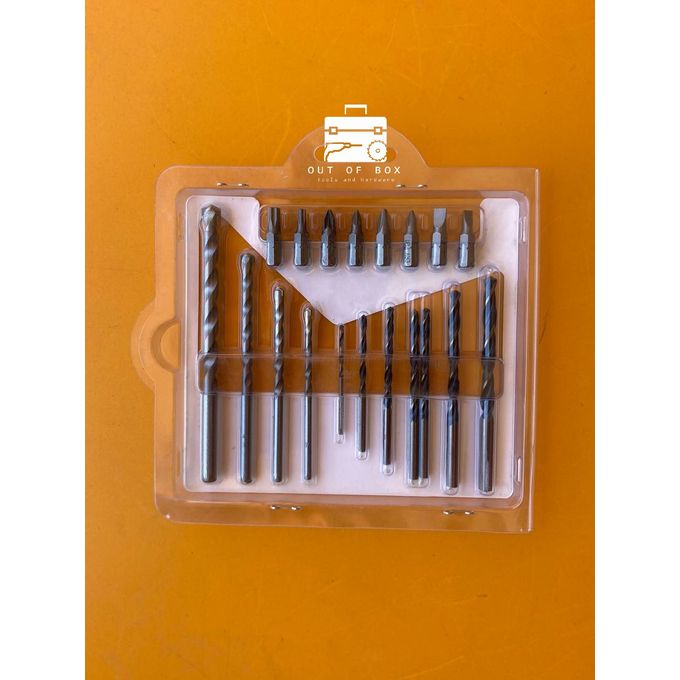 Ingco Drill And Screwdriver Bits Set (19pcs)