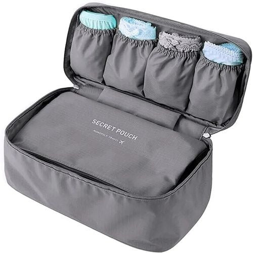 Portable Travel Underwear & Bra Organizer Pouch | Compact Waterproof Packing Case