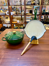 3 Pcs Enamel Cast Iron Cookware Set Heavy-Duty Dutch Oven with Lid | Non-Reactive, Even Heat Distribution Pot for Stewing, Frying & Baking