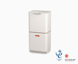 Totem Max stone bin standing in a modern kitchen