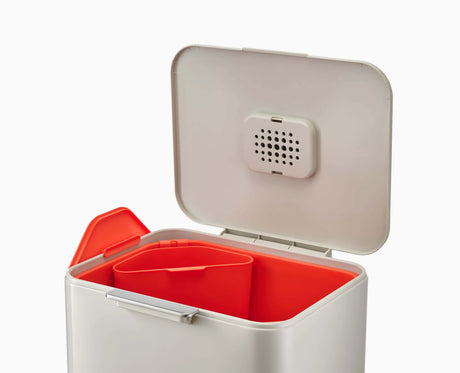 Compartment lifted out of the Totem Max bin for emptying