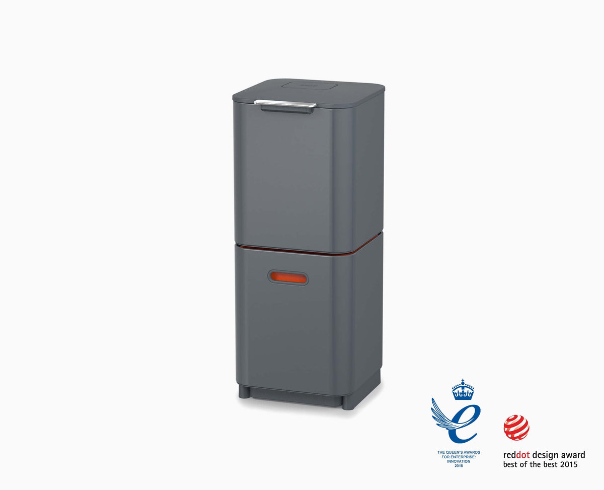 Totem Compact 40L graphite dimensions and capacity overview