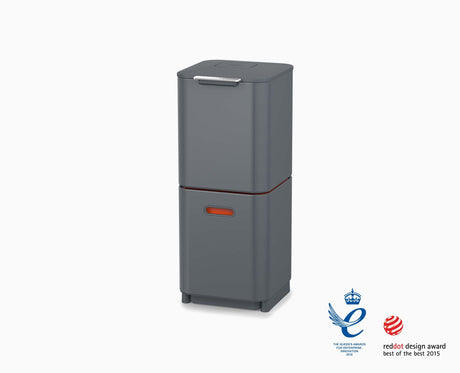 Totem Compact 40L graphite dimensions and capacity overview