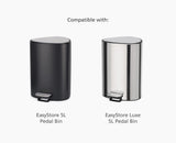 Joseph Joseph IW8 5L eco bin liners in grey, pack of 4 rolls (80 liners) product information graphic, Homelux Kenya