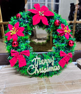 30CM Christmas Wreath for Front Door