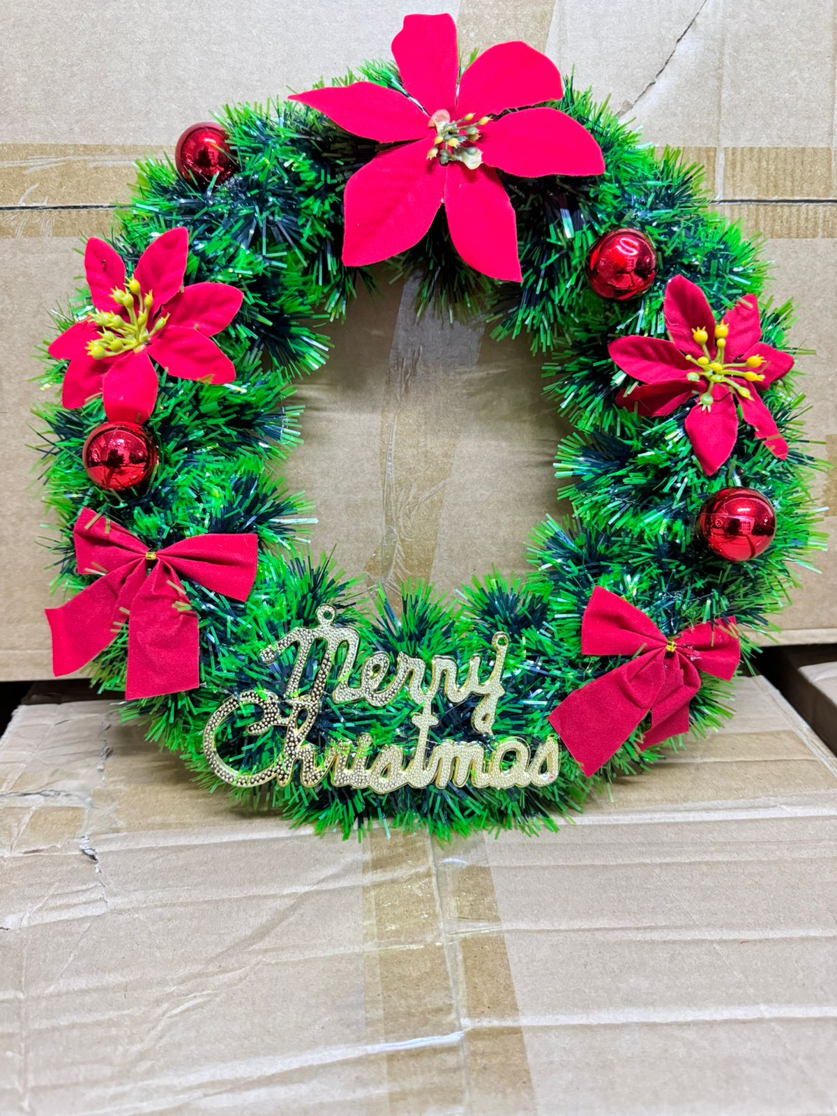 30CM Christmas Wreath for Front Door
