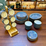 36pcs Elegant European Kiln Porcelain Dinner Set Luxury Sleep for the Modern Kenyan Home