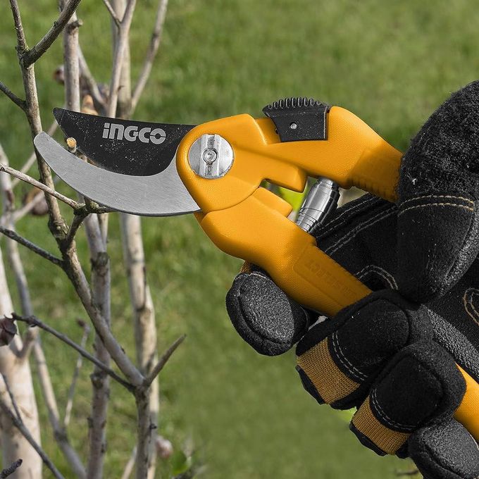 Ingco Pruning Garden Shears Clippers Scissors Stem CutterTool, 8in, HPS0201