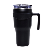 Signature SGYQ-1100C 1100ml Stainless Steel Travel Mug with Handle & Straw Lid, Vacuum Insulated