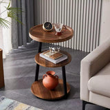 3 Tier Wooden Side Table