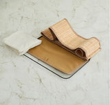 3 in 1 hand wooven wooden storage baskets