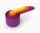 Nest Measure measuring spoons in their multicolour finish.