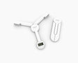 Joseph Joseph TriScale digital kitchen scale in white with its three arms opened out