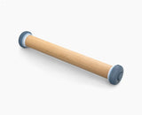 Joseph Joseph PrecisionPin adjustable beech rolling pin with blue rings fitted