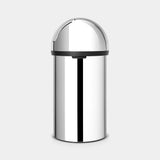 Brabantia Push Bin 60L Brilliant Steel — Homelux Kenya (view 2)