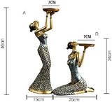 Figurines Statues Decorations Beautiful Candle Holder Decoration