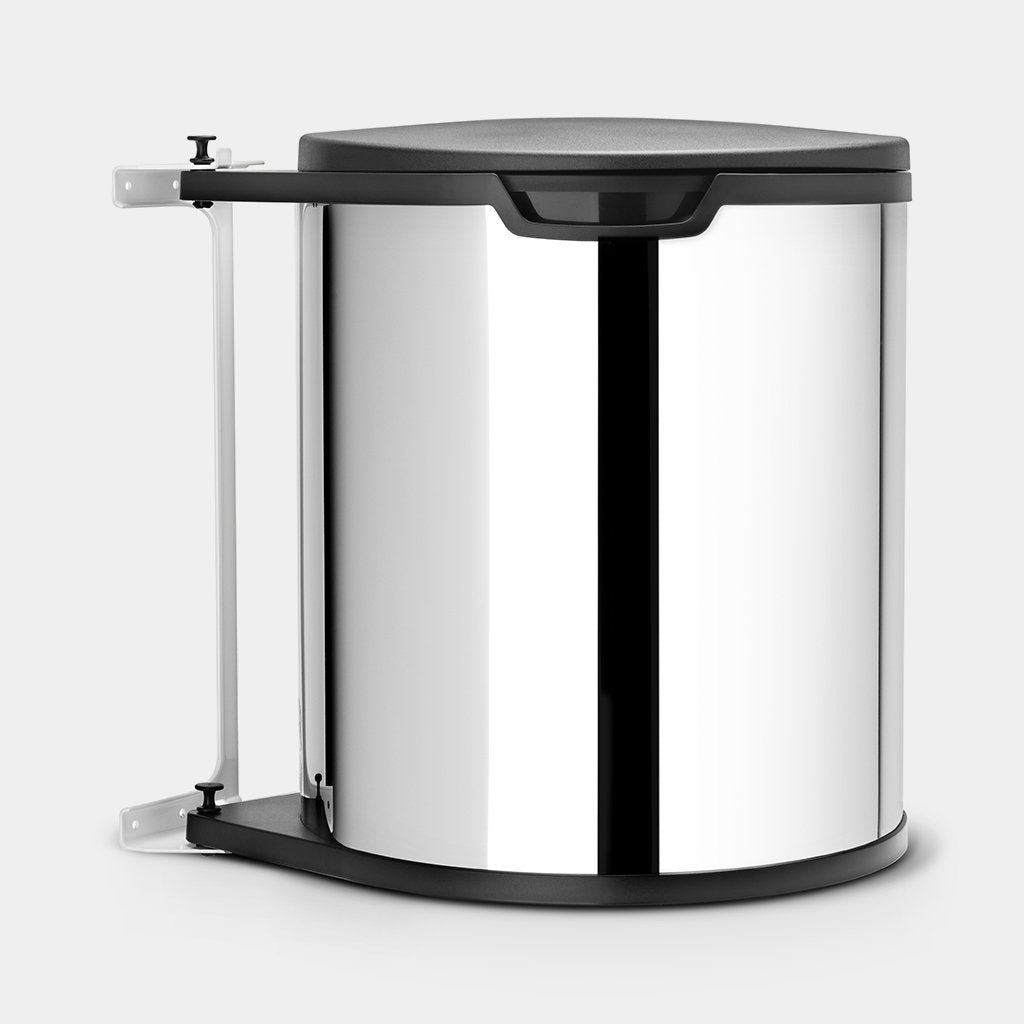 Brabantia Built-In Bin 15L Brilliant Steel — Homelux Kenya