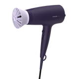 Philips 3000 Series Hair Dryer 2100W - ThermoProtect Attachment, 6 Heat & Speed Settings, Advanced Ionic Care, Cool Air