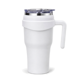 Signature SGYQ-1100C 1100ml Stainless Steel Travel Mug with Handle & Straw Lid, Vacuum Insulated