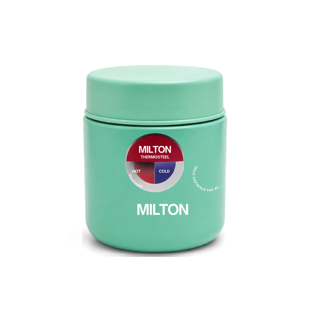 Milton Grab N Go Thermosteel food flask in mint green