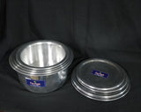 4pc Signature Aluminium Sufuria with lid D/polish