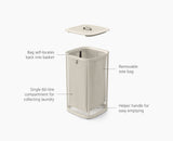 Joseph Joseph Tota One 60L laundry basket ecru front view