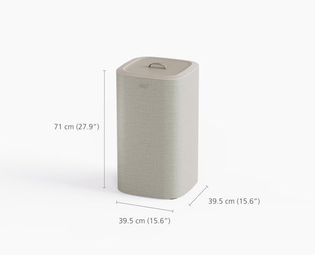 Joseph Joseph Tota One 60L laundry basket ecru alternate view