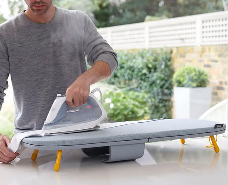The Pocket board folded closed into its compact 45cm case shape.