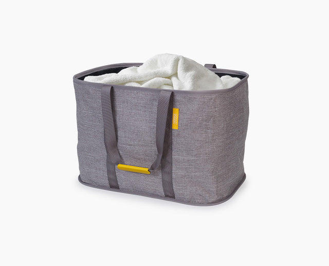 Joseph Joseph Hold-All Max grey collapsible 55L laundry basket