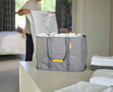 Hold-All Max laundry basket folded flat for storage