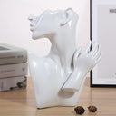 Resin Statue Character Sculpture Jewelry Stand Earrings Necklace Display Stand Room Decoration
