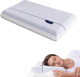 Cervical Pillow Memory Foam Neck Support Pillow with Natural Rubber Core – Ergonomic Single Bed Pillow for Side & Back Sleepers | Pain Relief