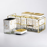 8-Piece Spice & Seasoning Storage Jars Set with Stand Coffee, Tea, Sugar & Condiment Containers Set