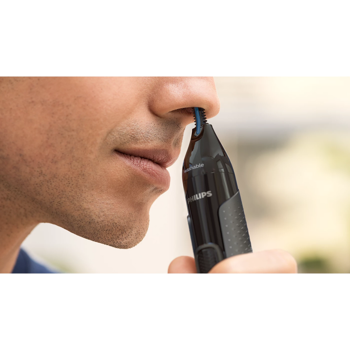 Philips 3000 Series Nose Ear & Brow Trimmer - Precision Trim Technology, Protective Guard System, Fully Washable