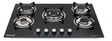 Bolesi HB-57005 Built-in Gas Hob 5 Burner Tempered Glass Kenya | Wok Burner, Cast Iron Pan Supports, Auto Ignition, Flame Failure Device, 76cm