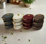 Luxurious Insulated Hotpots Food Warmer Set Oval