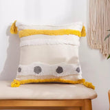 Boho Style Tufted Tassel Throw Pillow Cover/Pillowcase