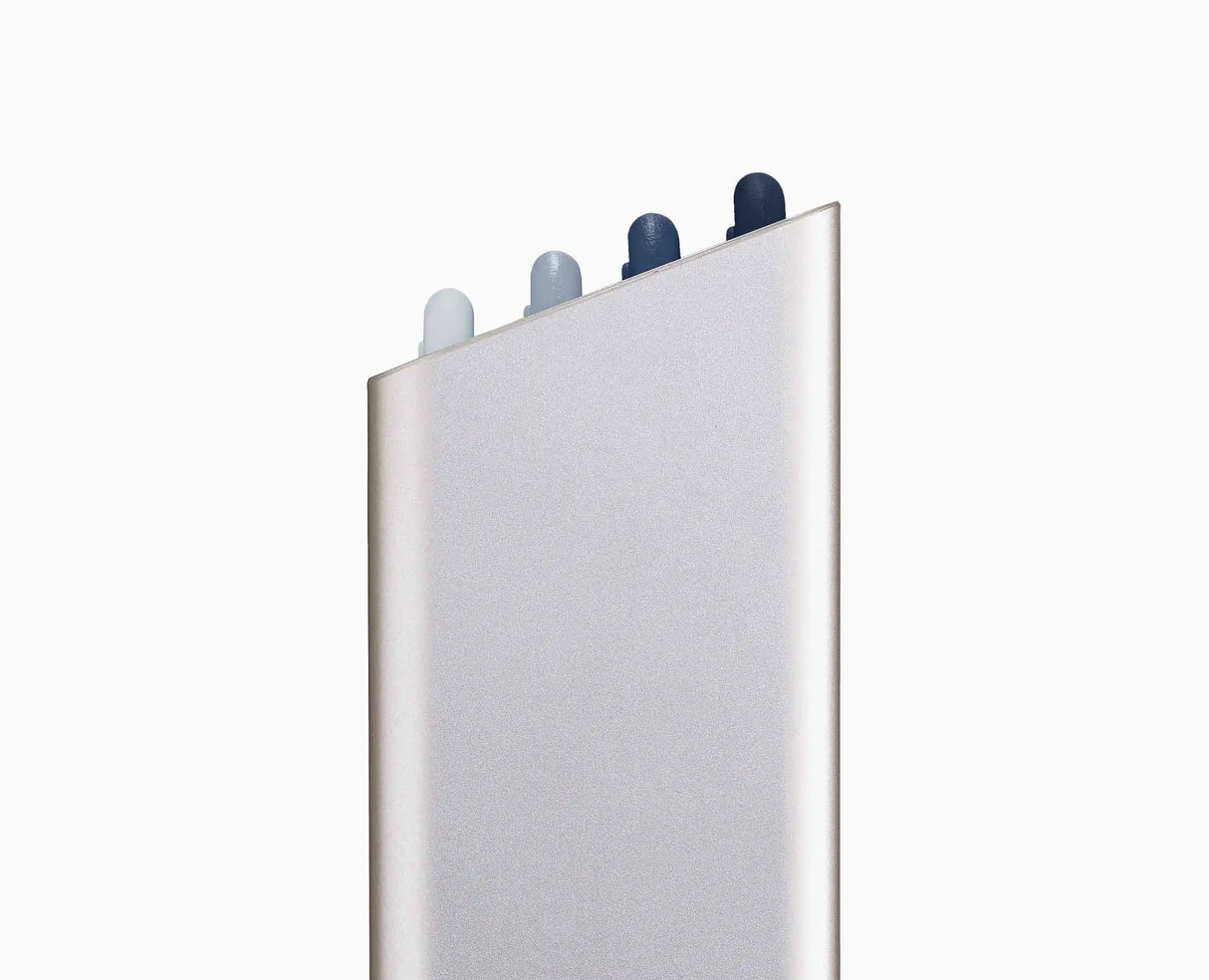 Overhead shot of a Folio board in use with chopped ingredients.