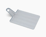 Close-up of the soft-grip handle on the Chop2Pot Plus board.