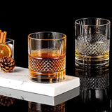 Whisky Glasses, Old Fashioned Whiskey Glasses, Set of 4 Whisky Glasses, Whisky Gifts for Men, Scotch Lovers