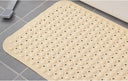 Bathroom Anti-Slip Mat with Lazy Scrubber. Non-Slip Rubber Bath Mat