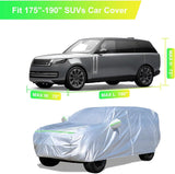 Premium SUV Car Cover (175–190 inches) – All-Weather Protection, Waterproof & Hail Resistant – Dupont Oxford Fabric with Door Zipper Sun, Dust & Rain Shield for Toyota, Subaru, Honda | Buy in Kenya