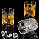 Whisky Glasses, Old Fashioned Whiskey Glasses, Set of 4 Whisky Glasses, Whisky Gifts for Men, Scotch Lovers