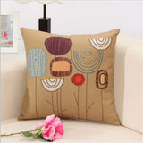 Retro Fashion Cotton Linen Blend Throw Pillow Covers