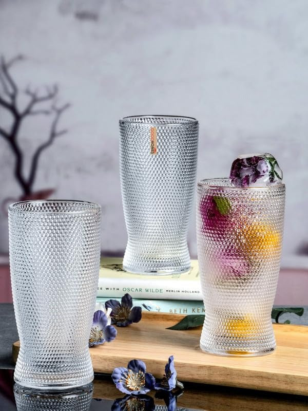 6 pcs Juice Glass Tumbler Set  360ml