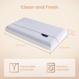 1pcs Memory Foam Pillows, Cervical Neck Pillow for Neck Pain Relief, Soft and Cooling for Back Side Sleeper Pillow with Two-Sided Reversible, Fits The Face Perfectly, Home Bed Pillows