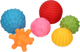 A to Z 61017 My First Baby Multi Textured Sensory Soft Balls, Colour