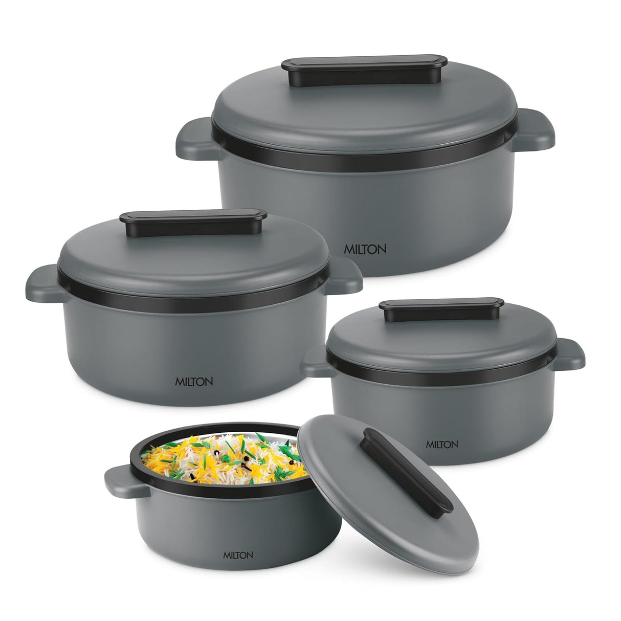 Milton Micronova 4Pcs Gift Set Inner Stainless Steel Casserole Hotpot